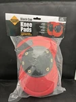 Western Safety Black Cap Knee Pads - Red One Size Fits All Adult. Fixed Price $9.99.