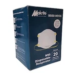 Makrite N95 Particulate Respirator Face Mask, 20-COUNT, Disposable. Fixed Price $11.00.