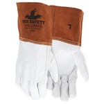 Mcr Safety 4955XL Welding Leather Glove, Gauntlet Cuff, Wing Thumb,. Fixed Price $93.69.