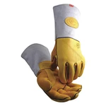 Caiman 1485 Welding Gloves, Gauntlet Cuff, Reinforced Thumb, Premium Elkskin, L,. Fixed Price $84.55.