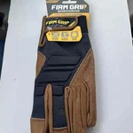 Firm Grip Gel Pro Hybrid Brown Leather Work Gloves Choice Of Size New W/tags. Fixed Price $12.98.
